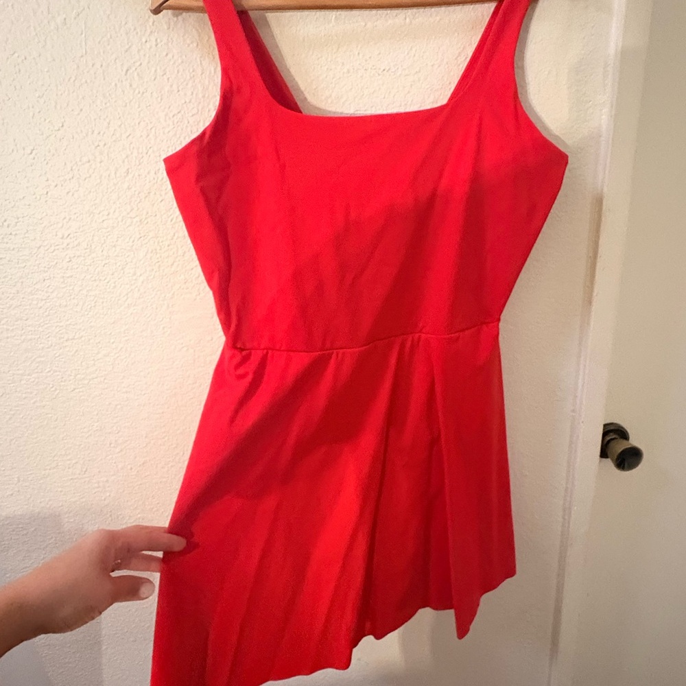 SPANX Vibrant Red Sleeveless Top